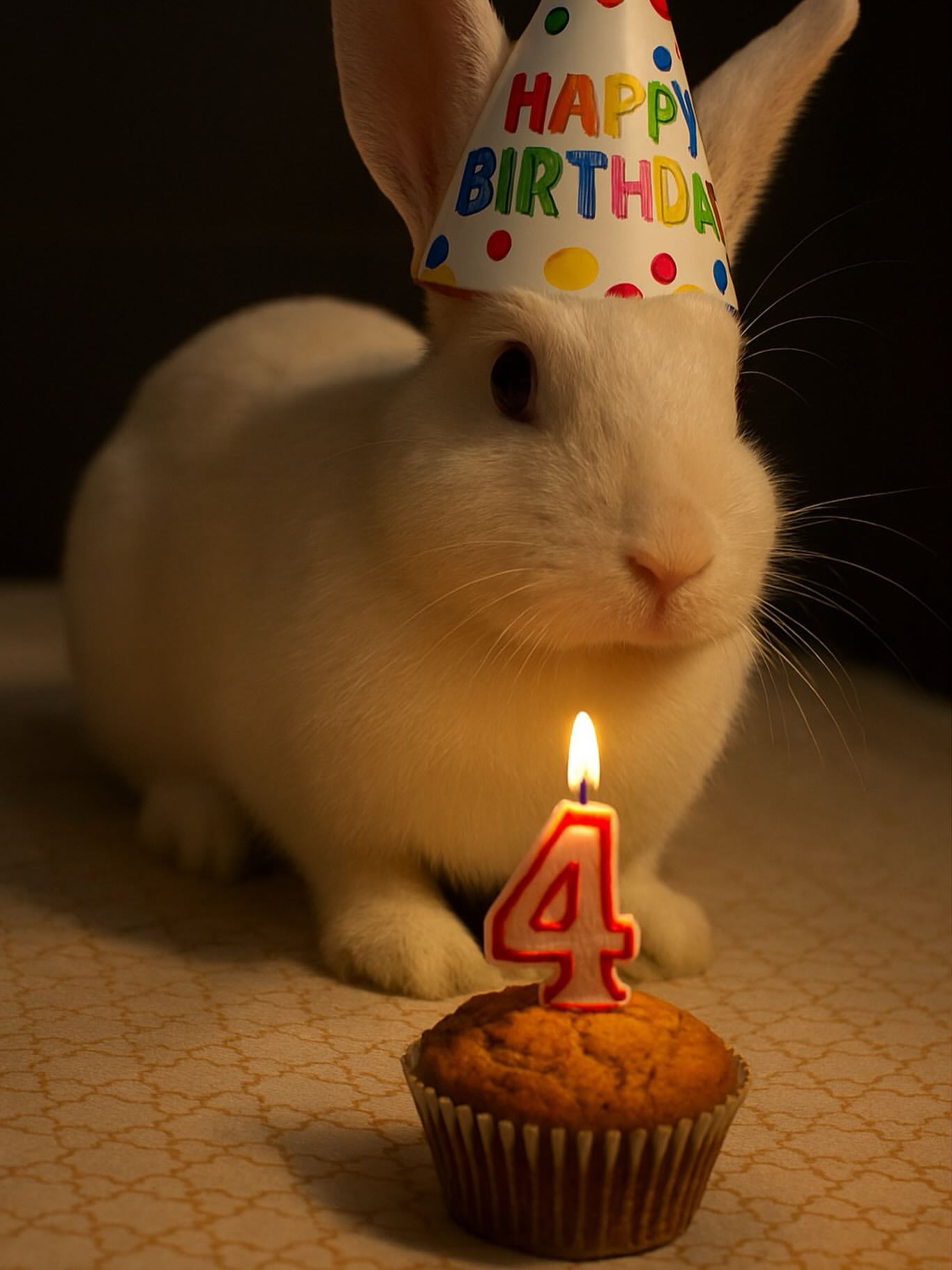 Hazel on his fourth birthday